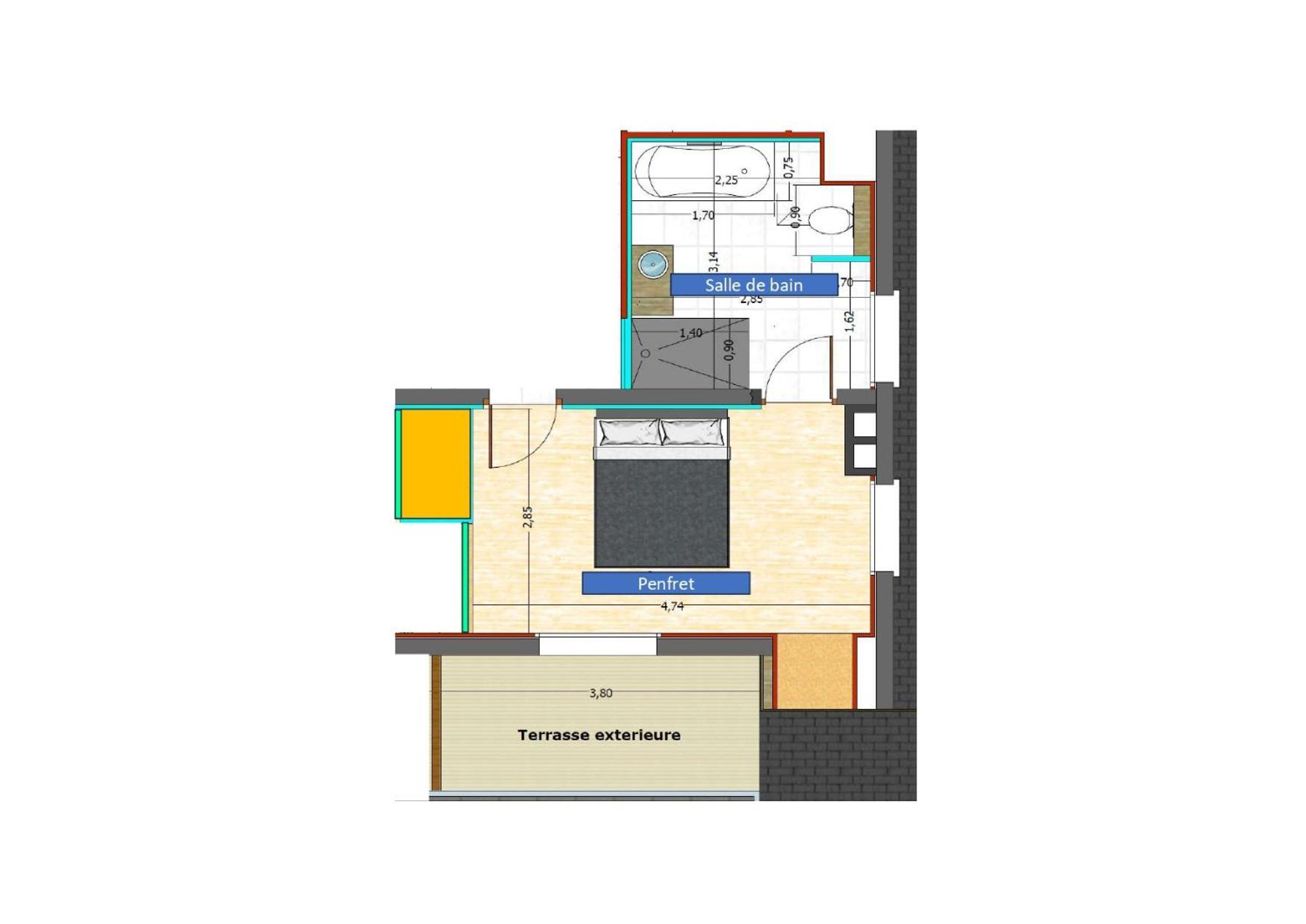 Ty Menez Bed & Breakfast Fouesnant Bagian luar foto